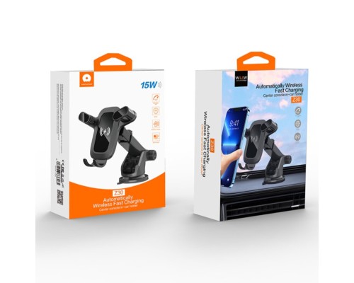 Автотримач для телефона WUW-Z30 black (6972573336265) 