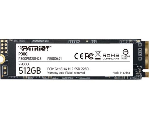 Накопичувач SSD M.2 2280 512GB Patriot (P300P512GM28)