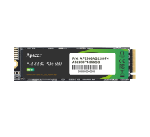 Накопичувач SSD M.2 Apacer AS2280P4 256GB 2280 PCIe 3.0x4 NVMe 3D TLC Read/Write: 2100/1000 MB/sec (AP256GAS2280P4-1)