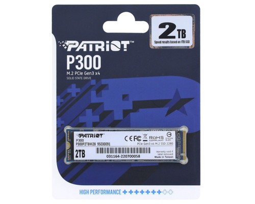 Накопичувач SSD M.2 2280 2TB Patriot (P300P2TBM28)