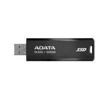 Портативний SSD ADATA SC610 500GB USB 3.2  550/500Mb/s Black (SC610-500G-CBK/RD)