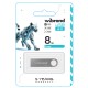 USB флеш накопичувач Wibrand 8GB Puma Silver USB 2.0 (WI2.0/PU8U1S) 
