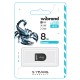USB флеш накопичувач Wibrand 8GB Scorpio Black USB 2.0 (WI2.0/SC8M3B) 