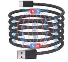 Кабель NN SN2 Magnetic Usb Type-C 1m 100W  grey (NNSN2)