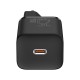 Мережевий зарядний пристрій Baseus Super Si Quick Charger 1C 25W EU Sets Black(With Mini White Cable Type-C to Type-C 3A 1m Black) (TZCCSUP-L01)