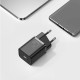 Мережевий зарядний пристрій Baseus Super Si Quick Charger 1C 25W EU Sets Black(With Mini White Cable Type-C to Type-C 3A 1m Black) (TZCCSUP-L01)