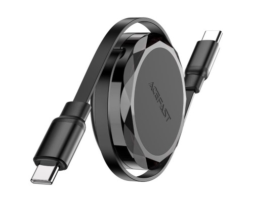Кабель ACEFAST C13-03 USB-C to USB-C dual retraction charging data cable Black (6974316280132) Кабель ACEFAST C13-03 USB-C to USB-C dual retraction charging data cable Black (6974316280132)