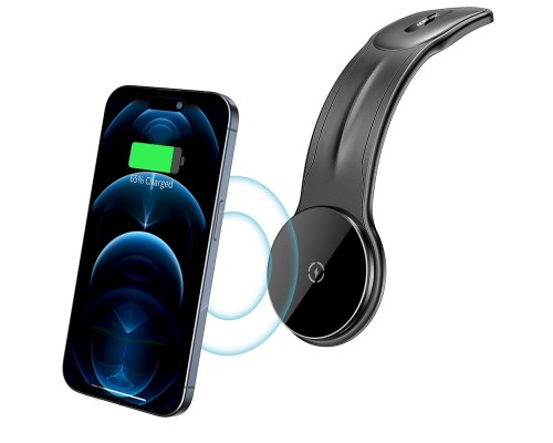 Автотримач для телефона з БЗП ACEFAST D21 Velcro in-car wireless charging holder Black (6974316282907) Автотримач для телефона з БЗП ACEFAST D21 Velcro in-car wireless charging holder Black (6974316282907)