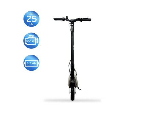 Електросамокат OKAI Zippy ES50С Black 8&quot; 250W/500W, 5.2Ah, 20 km, 25 km/h, 10°, 13.5 kg (ES50C-B)