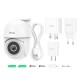 IP-камера відеоспостереження HOCO D2 outdoor PTZ HD camera White (6942007611688)