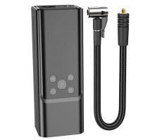 Автомобільний насос HOCO ZP7 Maddy portable smart air pump(5000mAh) Black (6942007614511) 