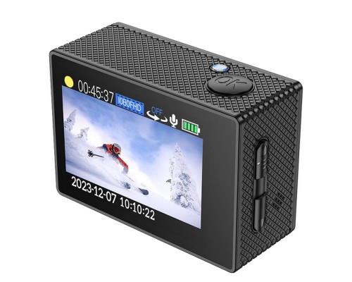 Екшен камера HOCO DV100 sports camera Black (6942007616799) Екшен камера HOCO DV100 sports camera Black (6942007616799)