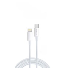 Кабель WUW-X181 Type-C to Lightning PD 20W white