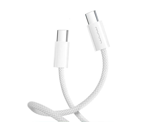 Кабель WUW-X200 Type-C to Type-C PD 60W white (WUW-X200TT) Кабель WUW-X200 Type-C to Type-C PD 60W white (WUW-X200TT)