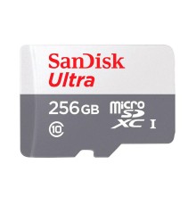 Карта пам'яті microSDXC (UHS-1) SanDisk Ultra 256Gb class 10 A1 (100Mb/s) (SDSQUNR-256G-GN3MN)