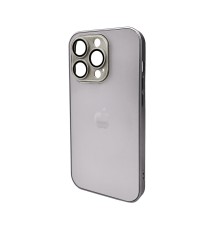 Чохол для смартфона AG Glass Matt Frame Color Logo for Apple iPhone 14 Pro Titanium Grey (AGMattFrameiP14PGrey)
