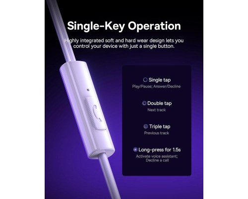 Навушники Baseus Encok CZ11 Wired Earphones Moon White (A00164300213-Z1) Навушники Baseus Encok CZ11 Wired Earphones Moon White (A00164300213-Z1)