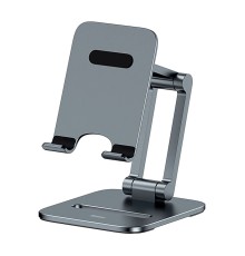 Тримач для мобiльного Baseus Desktop Biaxial Foldable Metal Stand (for Phones) Grey (LUSZ000013)