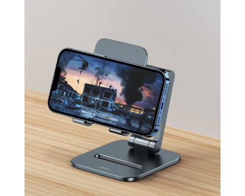 Тримач для мобiльного Baseus Desktop Biaxial Foldable Metal Stand (for Phones) Grey (LUSZ000013) Тримач для мобiльного Baseus Desktop Biaxial Foldable Metal Stand (for Phones) Grey (LUSZ000013)