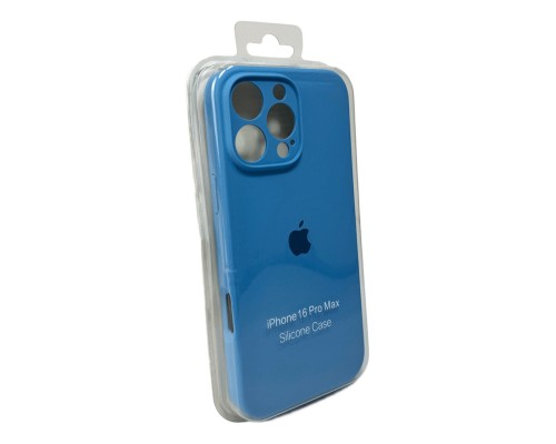 Чохол для смартфона Silicone Full Case AA Camera Protect for Apple iPhone 16 Pro Max 49,Cornflower (FullAAi16PM-49)
