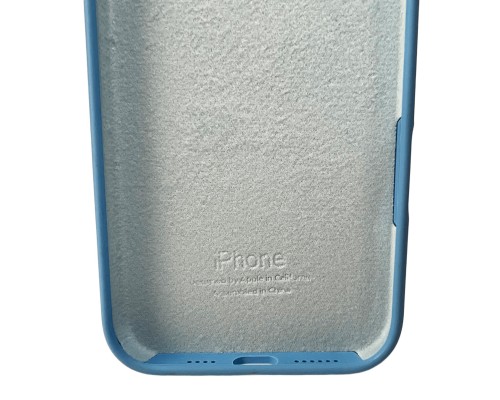 Чохол для смартфона Silicone Full Case AA Camera Protect for Apple iPhone 16 Pro Max 49,Cornflower (FullAAi16PM-49)