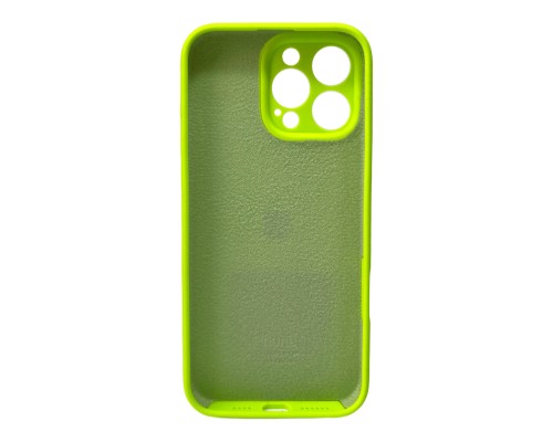 Чохол для смартфона Silicone Full Case AA Camera Protect for Apple iPhone 16 Pro Max 24,Shiny Green (FullAAi16PM-24)
