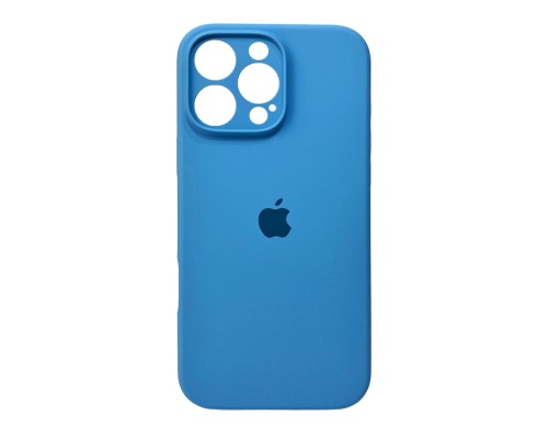 Чохол для смартфона Silicone Full Case AA Camera Protect for Apple iPhone 16 Pro 49,Cornflower (FullAAi16P-49)