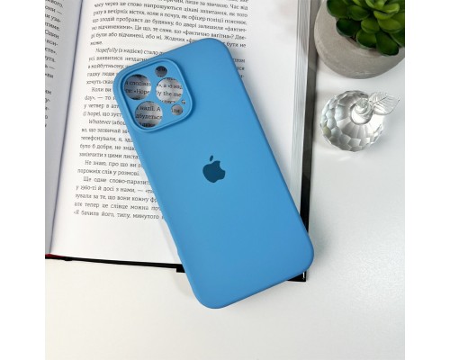 Чохол для смартфона Silicone Full Case AA Camera Protect for Apple iPhone 16 Pro 49,Cornflower (FullAAi16P-49)