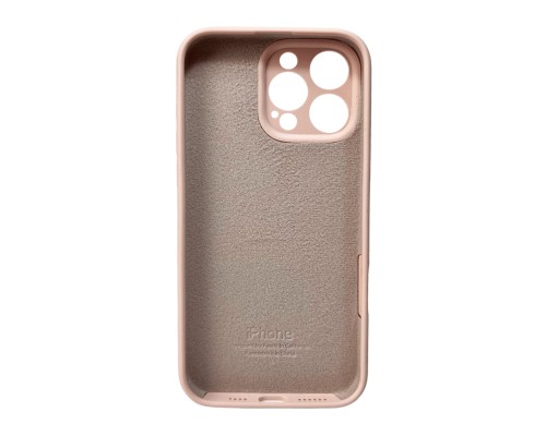 Чохол для смартфона Silicone Full Case AA Camera Protect for Apple iPhone 16 Pro Max 15,Pink Sand (FullAAi16PM-15)