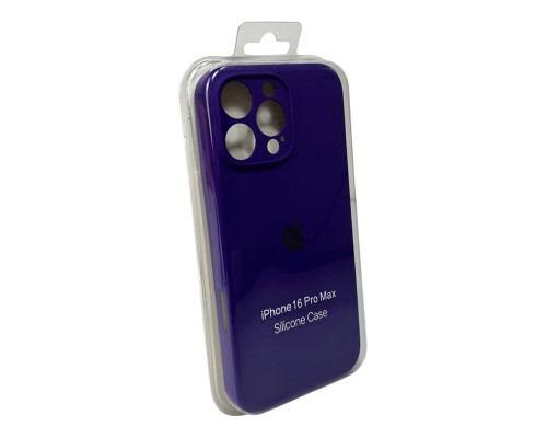 Чохол для смартфона Silicone Full Case AA Camera Protect for Apple iPhone 16 Pro Max 22,Dark Purple (FullAAi16PM-22)