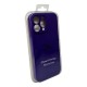 Чохол для смартфона Silicone Full Case AA Camera Protect for Apple iPhone 16 Pro Max 22,Dark Purple (FullAAi16PM-22)
