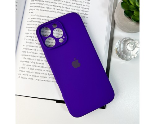 Чохол для смартфона Silicone Full Case AA Camera Protect for Apple iPhone 16 Pro Max 22,Dark Purple (FullAAi16PM-22)
