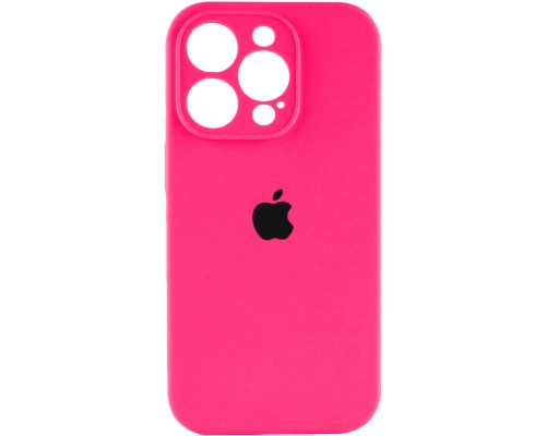 Чохол для смартфона Silicone Full Case AA Camera Protect for Apple iPhone 15 Pro 23,Shiny Pink (FullAAi15P-23)