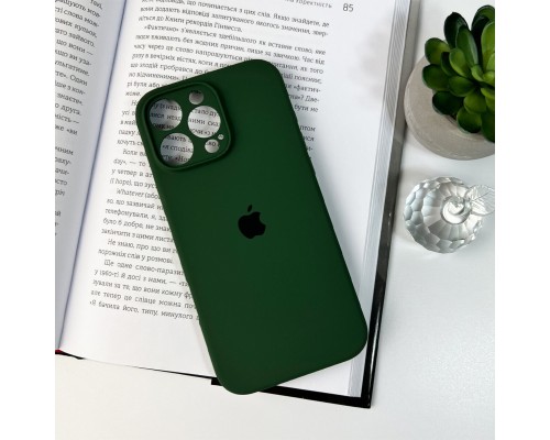 Чохол для смартфона Silicone Full Case AA Camera Protect for Apple iPhone 16 Pro 46,Pine Green (FullAAi16P-46)