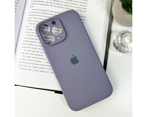 Чохол для смартфона Silicone Full Case AA Camera Protect for Apple iPhone 16 Pro 28,Lavender Grey (FullAAi16P-28)