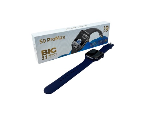 Смарт-годинник BIG S9 Pro Max IP65 Blue (BIGS9PBlue) Смарт-годинник BIG S9 Pro Max IP65 Blue (BIGS9PBlue)