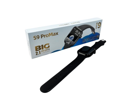 Смарт-годинник BIG S9 Pro Max IP65 Black (BIGS9PBlack) Смарт-годинник BIG S9 Pro Max IP65 Black (BIGS9PBlack)