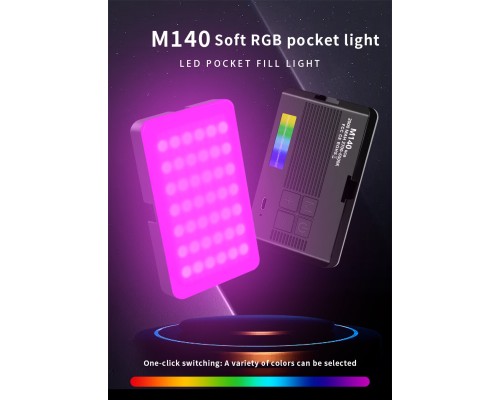 Відеосвітло No Brand (NN) M140RGB (NNM140RGB) Відеосвітло No Brand (NN) M140RGB (NNM140RGB)