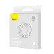 Пластина для магнітного тримача Baseus Halo Series Magnetic Metal Ring(2pcs/pack)Silver (PCCH000012)