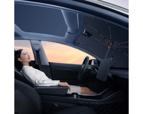 Автомобільна шторка Baseus CoolRide Windshield Sun Shade Umbrella Lite Small Black (CRKX000001) 