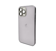 Чохол для смартфона AG Glass Matt Frame Color Logo for Apple iPhone 12 Pro Max Titanium Grey (AGMattFrameiP12PMGrey)