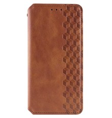 Чохол-книжка для смартфона Rubic Leather for Xiaomi Redmi 13C 4G/POCO С65 Brown (RUBICXi13CBrown)