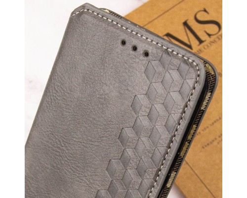 Чохол-книжка для смартфона Rubic Leather for Xiaomi Redmi 13C 4G/POCO С65 Grey (RUBICXi13CGrey) Чохол-книжка для смартфона Rubic Leather for Xiaomi Redmi 13C 4G/POCO С65 Grey (RUBICXi13CGrey)