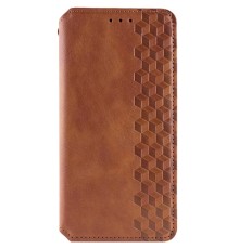 Чохол-книжка для смартфона Rubic Leather for Xiaomi Redmi Note 13 Pro 5G/POCO X6 5G Brown (RUBICXiNo13P5GBrown)