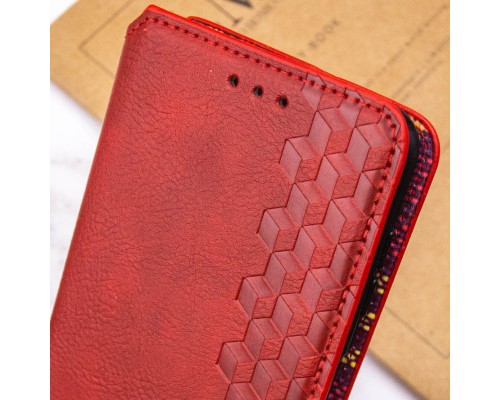 Чохол-книжка для смартфона Rubic Leather for Xiaomi Redmi 13 4G Red (RUBICXi13Red) Чохол-книжка для смартфона Rubic Leather for Xiaomi Redmi 13 4G Red (RUBICXi13Red)