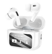 Бездротові навушники HOCO EW72 Soar true wireless ANC Noise Reduction touch screen BT headset White (6942007629829)