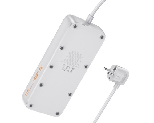 Мережевий подовжувач HOCO AC22 Sunlight 4-bit(PD30W/1C3A) desktop socket(EU/GER) Black (6942007629782) Мережевий подовжувач HOCO AC22 Sunlight 4-bit(PD30W/1C3A) desktop socket(EU/GER) Black (6942007629782)