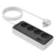 Мережевий подовжувач HOCO AC22 Sunlight 4-bit(PD30W/1C3A) desktop socket(EU/GER) Black (6942007629782)