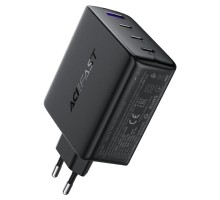 Мережевий зарядний пристрій ACEFAST A94 PD100W GaN (3*USB-C+USB-A) charger  Black (6974316283133)