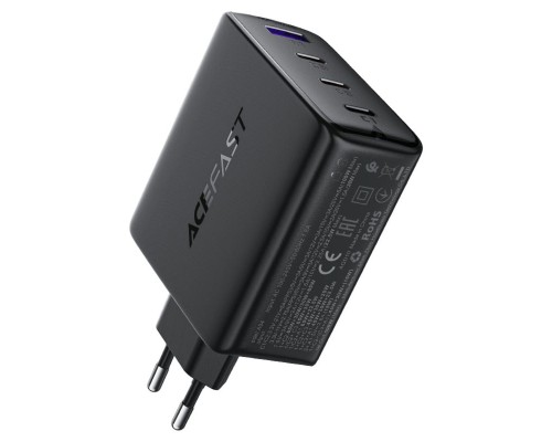 Мережевий зарядний пристрій ACEFAST A94 PD100W GaN (3*USB-C+USB-A) charger Black (6974316283133) Мережевий зарядний пристрій ACEFAST A94 PD100W GaN (3*USB-C+USB-A) charger Black (6974316283133)